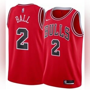 Nike Chicago Bulls Lonzo Ball #2